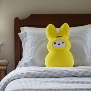 Peeps x Hello Kitty Yellow Bunny Shaped Plush Pompompurin